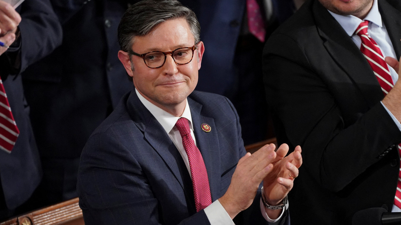Tân Chủ tịch Hạ viện Mỹ Mike Johnson. Ảnh: Reuters Tân Chủ tịch Hạ viện Mỹ Mike Johnson. Ảnh: Reuters