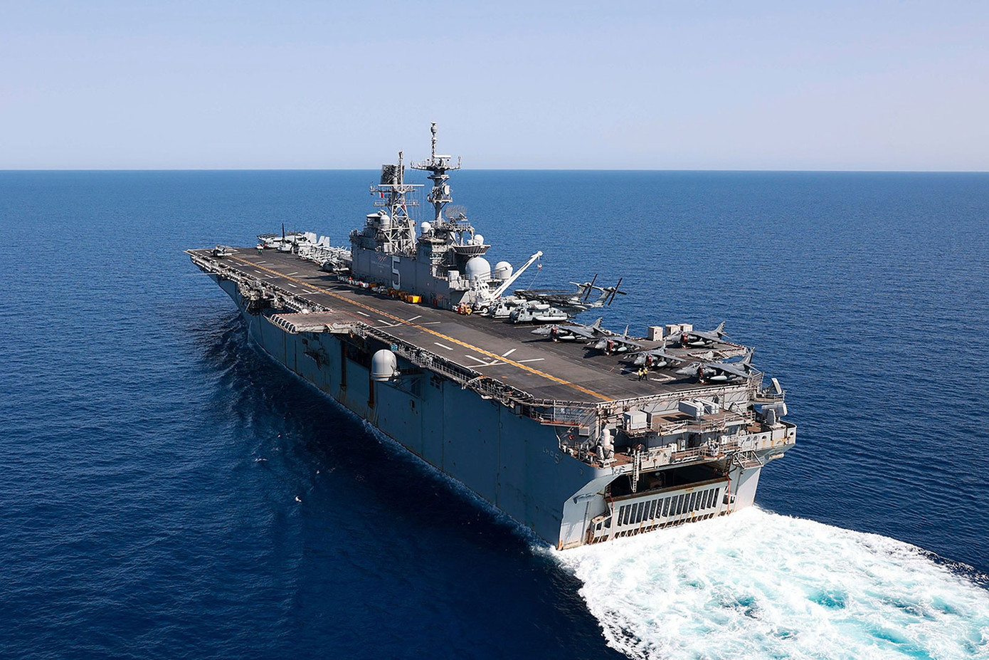 Tàu USS Bataan. Ảnh: Hải quân Mỹ Tàu USS Bataan. Ảnh: Hải quân Mỹ