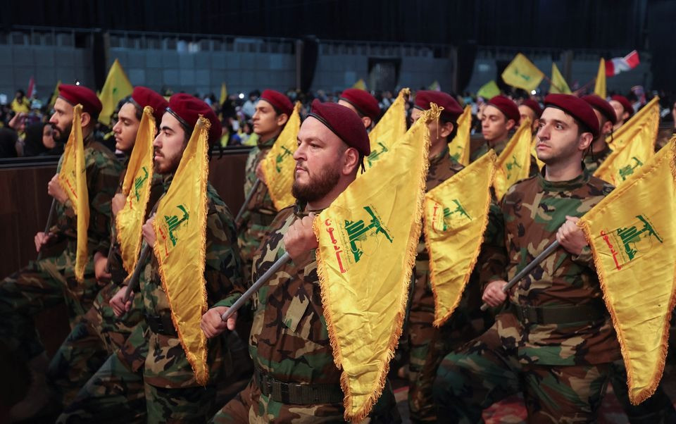 Các thành viên phong trào Hezbollah. Ảnh: Reuters Các thành viên phong trào Hezbollah. Ảnh: Reuters