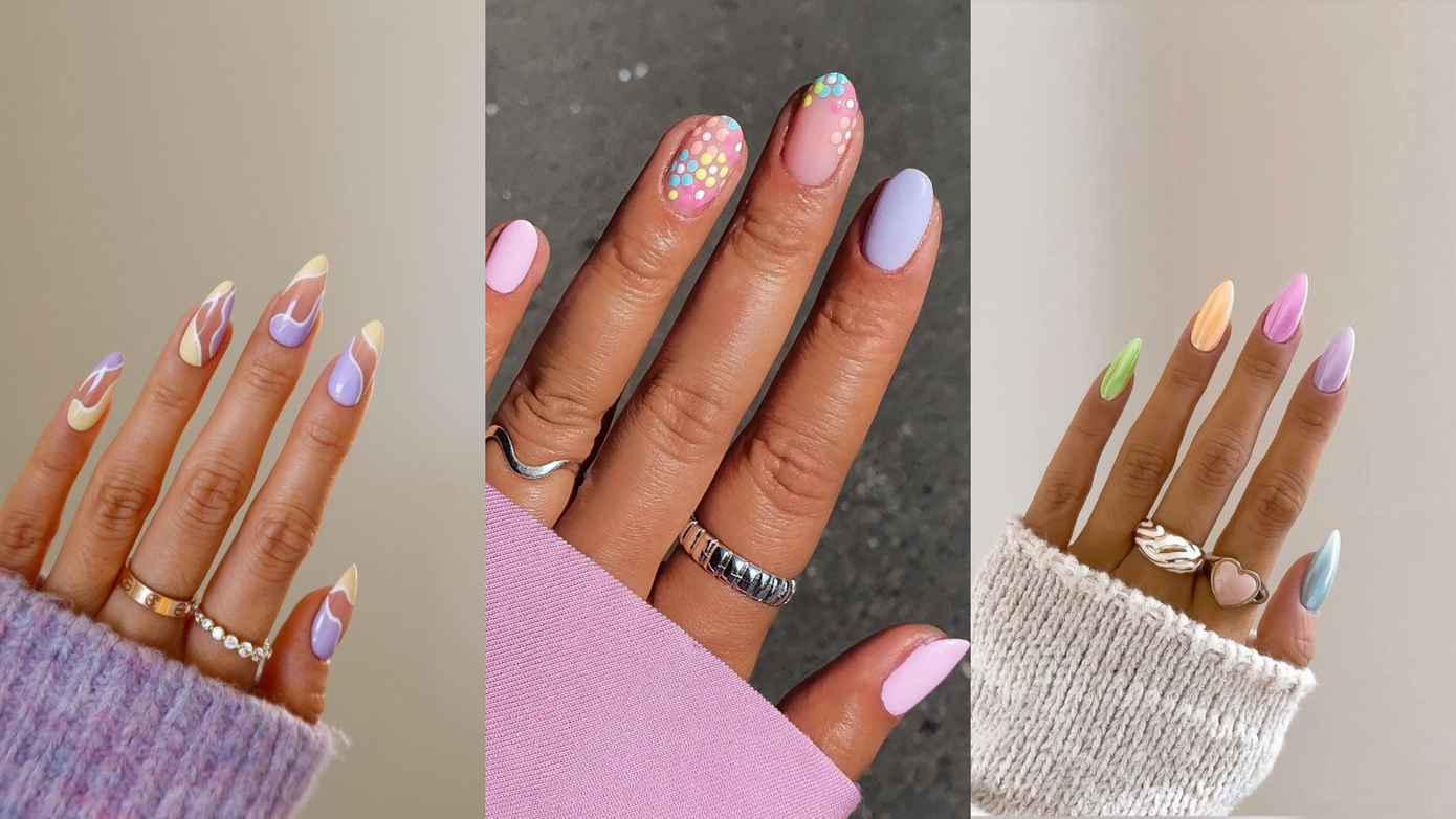 Bảng màu pastel đang tâm điểm của làng nail thế giới.