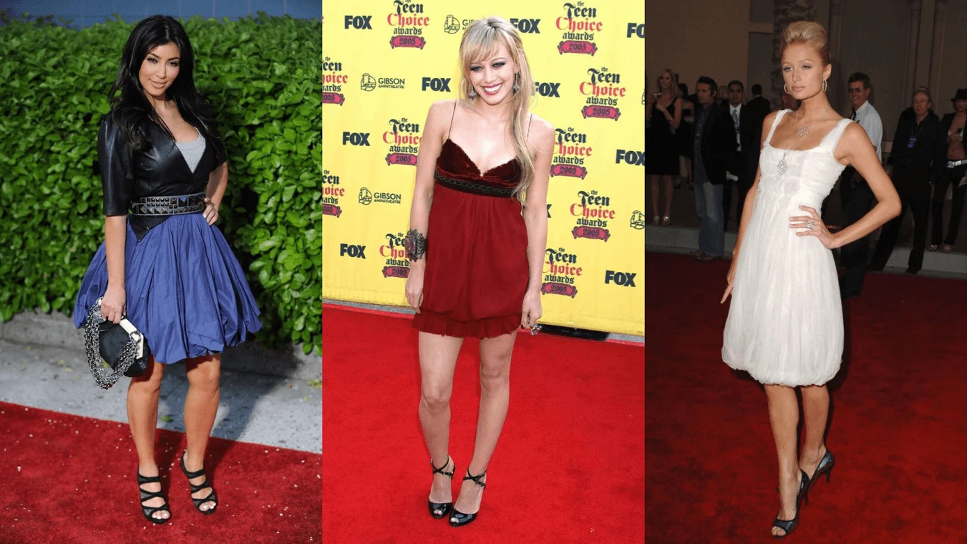 Hilary Duff, Paris Hilton, Kim Kardashian.