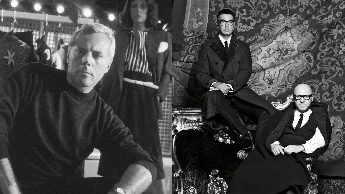 Dolce & Gabbana đã đáp trả lại Giorgio Armani một cách xéo xắc. Dolce & Gabbana đã đáp trả lại Giorgio Armani một cách xéo xắc.