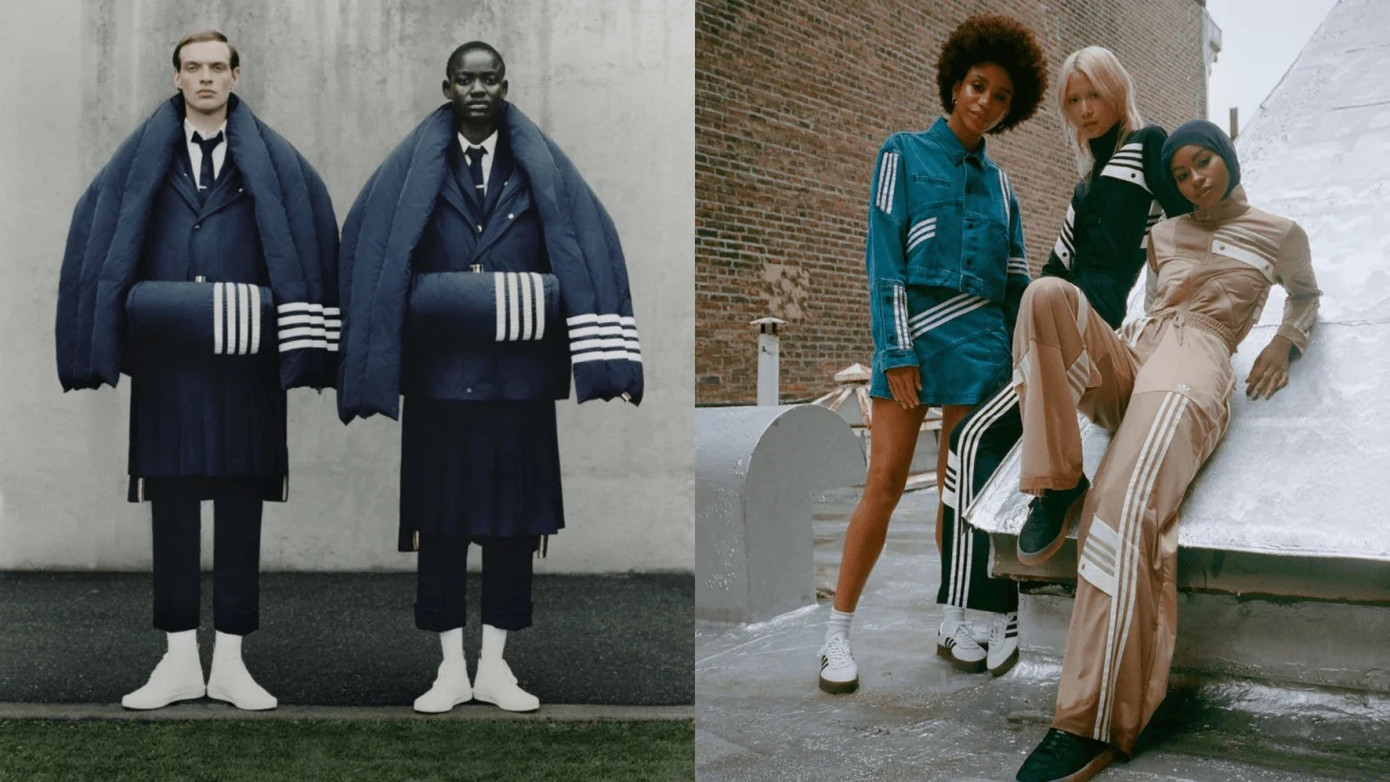 Adidas đã kiện Thom Browne, cáo buộc Thom Browne đã vi phạm bản quyền, sao chép logo thương hiệu đặc trưng của mình. Adidas đã kiện Thom Browne, cáo buộc Thom Browne đã vi phạm bản quyền, sao chép logo thương hiệu đặc trưng của mình.