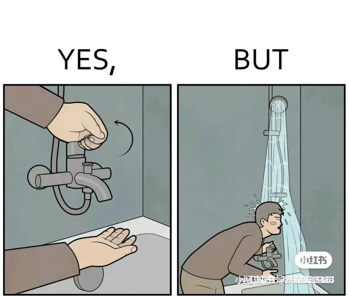 Ai cũng ít nhất một lần ướt sũng từ đầu đến chân chỉ vì quên đảo chiều vòi nước. Ai cũng ít nhất một lần ướt sũng từ đầu đến chân chỉ vì quên đảo chiều vòi nước.