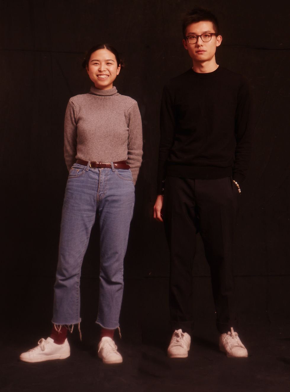 Hai nhà thiết kế chính của thương hiệu Liushu Lei và Yutong Jiang. Hai nhà thiết kế chính của thương hiệu Liushu Lei và Yutong Jiang.