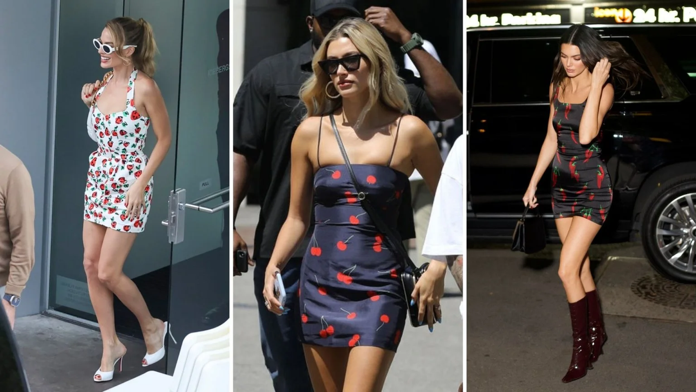 Bản in họa tiết trái cây mang đến cho bạn một tinh thần vui nhộn. Bản in họa tiết trái cây mang đến cho bạn một tinh thần vui nhộn.