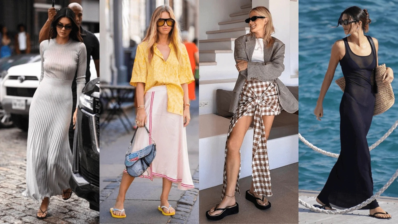 Dù bất cứ thời tiết nào, hay bất kỳ phong cách nào, dép xỏ đều có thể biến hóa linh hoạt.