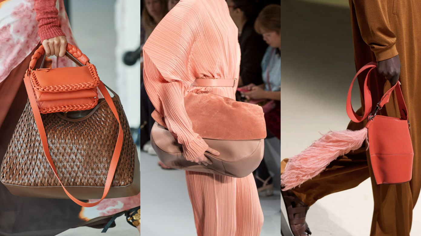 Mix&match giữa hai màu sắc Peach Fuzz và cam rực rỡ. Mix&match giữa hai màu sắc Peach Fuzz và cam rực rỡ.