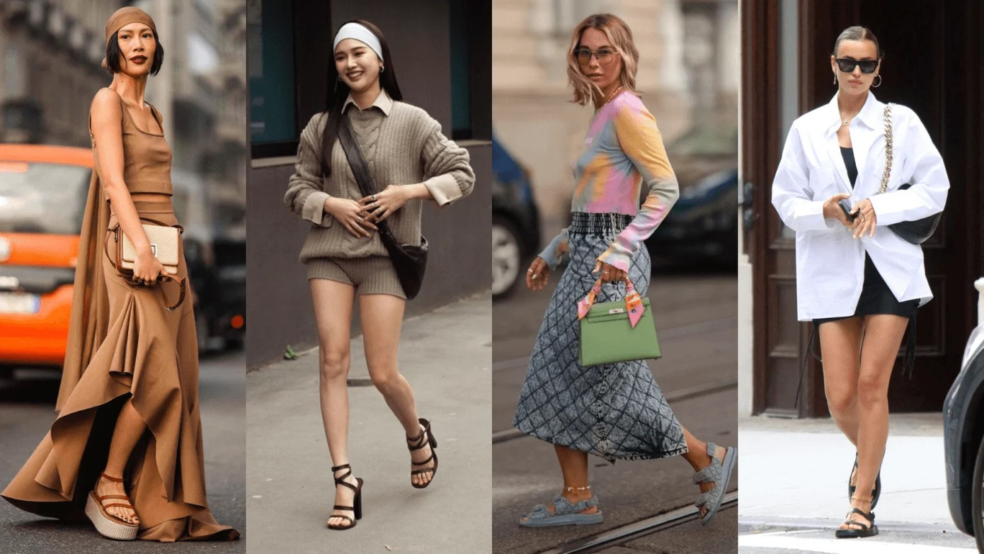 Với thiết kế mang lại độ thoải mái cho người mang, chất liệu và màu sắc dễ dàng bắt kịp xu hướng, sandal sẽ giúp bạn đỡ đau đầu khi chọn giày dép mùa mưa.