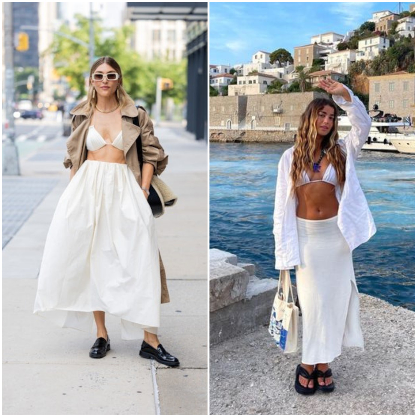 Các nàng cũng có thể khoác thêm sơmi hoặc áo khoác dáng dài nếu muốn kín đáo hơn. Các nàng cũng có thể khoác thêm sơmi hoặc áo khoác dáng dài nếu muốn kín đáo hơn.