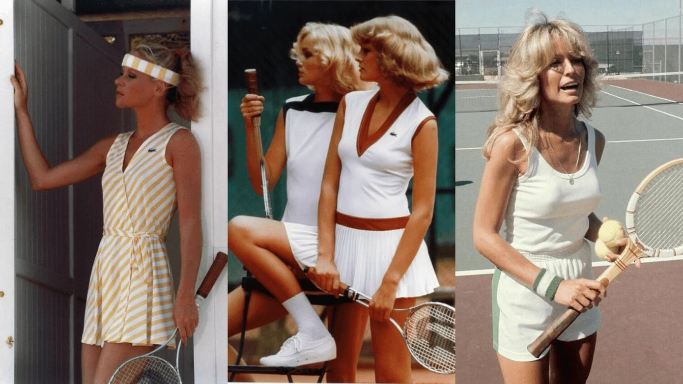 Những kiểu dáng váy xếp ly, áo polo là những món đồ cốt lõi của một vẻ ngoài tenniscore. Những kiểu dáng váy xếp ly, áo polo là những món đồ cốt lõi của một vẻ ngoài tenniscore.