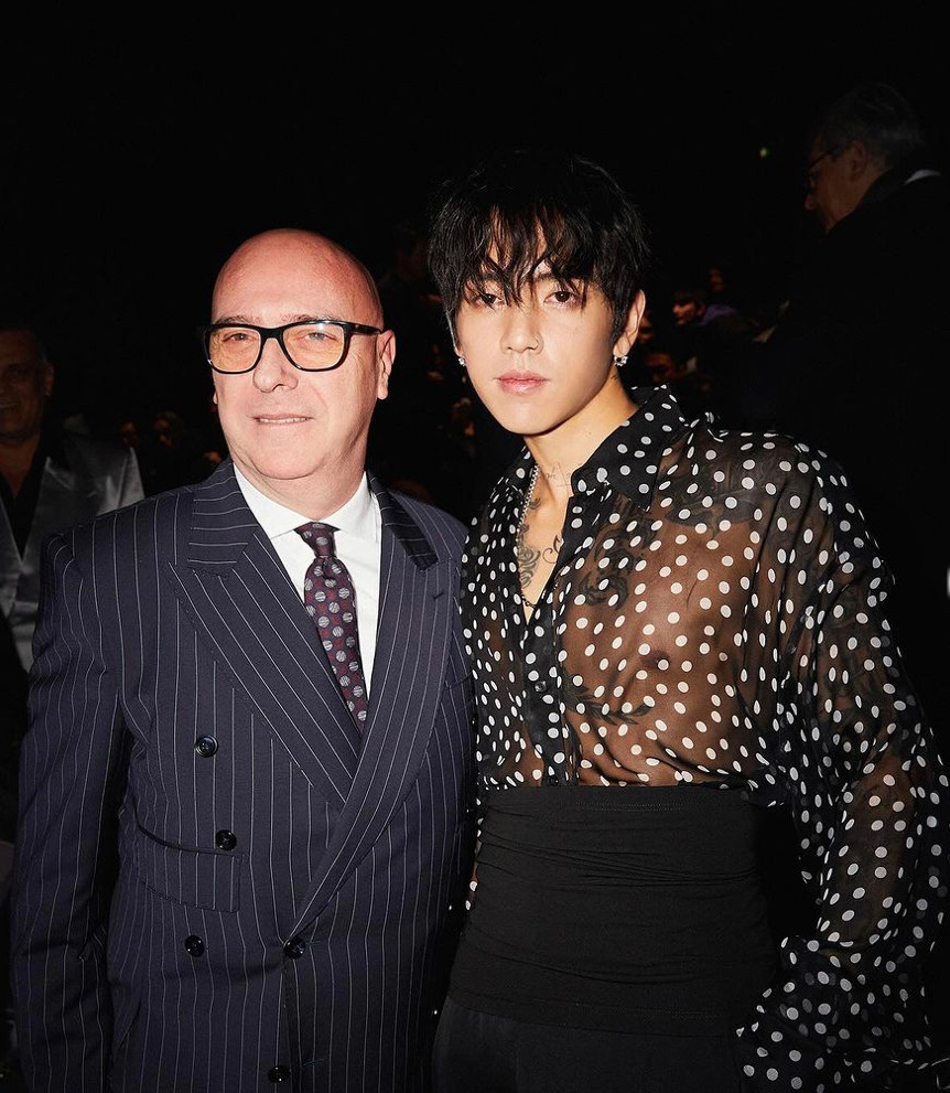 Christian Yu (Dpr Ian) tại show diễn Dolce &amp; Gabbana