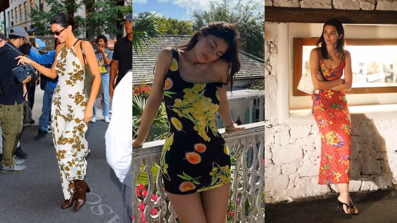 Những item có in ấn họa tiết hoa lá mát mắt đang tràn ngập Instagram của các IT Girls.