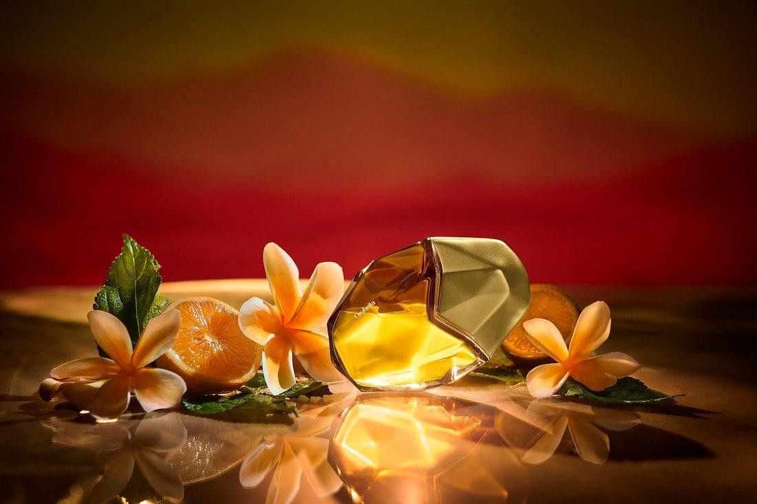 Công thức mùi hương được pha chế từ nấm tuyết dưỡng ẩm và hỗn hợp hoa trà, hạnh nhân, ô liu, jojoba và dầu hạt mỡ.