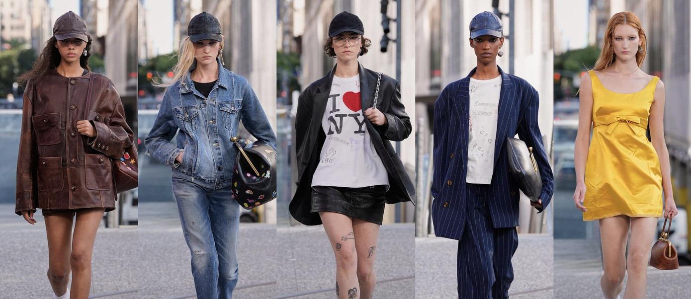 Bộ sưu tập gồm những trang phục thể thao cơ bản như áo khoác hải quân và vest kẻ sọc big size, cùng những chiếc váy lấy cảm hứng từ thập niên 60 với gấu váy ngắn. Bộ sưu tập gồm những trang phục thể thao cơ bản như áo khoác hải quân và vest kẻ sọc big size, cùng những chiếc váy lấy cảm hứng từ thập niên 60 với gấu váy ngắn.