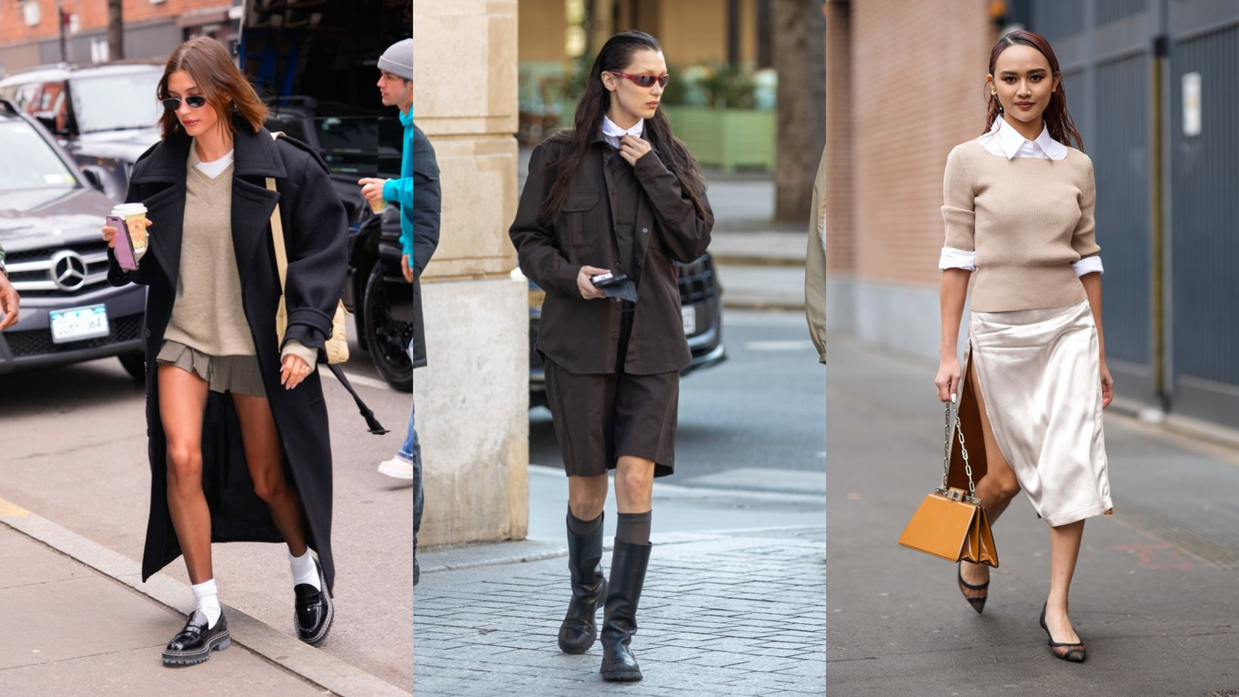 Túi xách trong xu hướng này thường đặc trưng với phom vuông, kích thước rộng, màu sắc trang nhã.