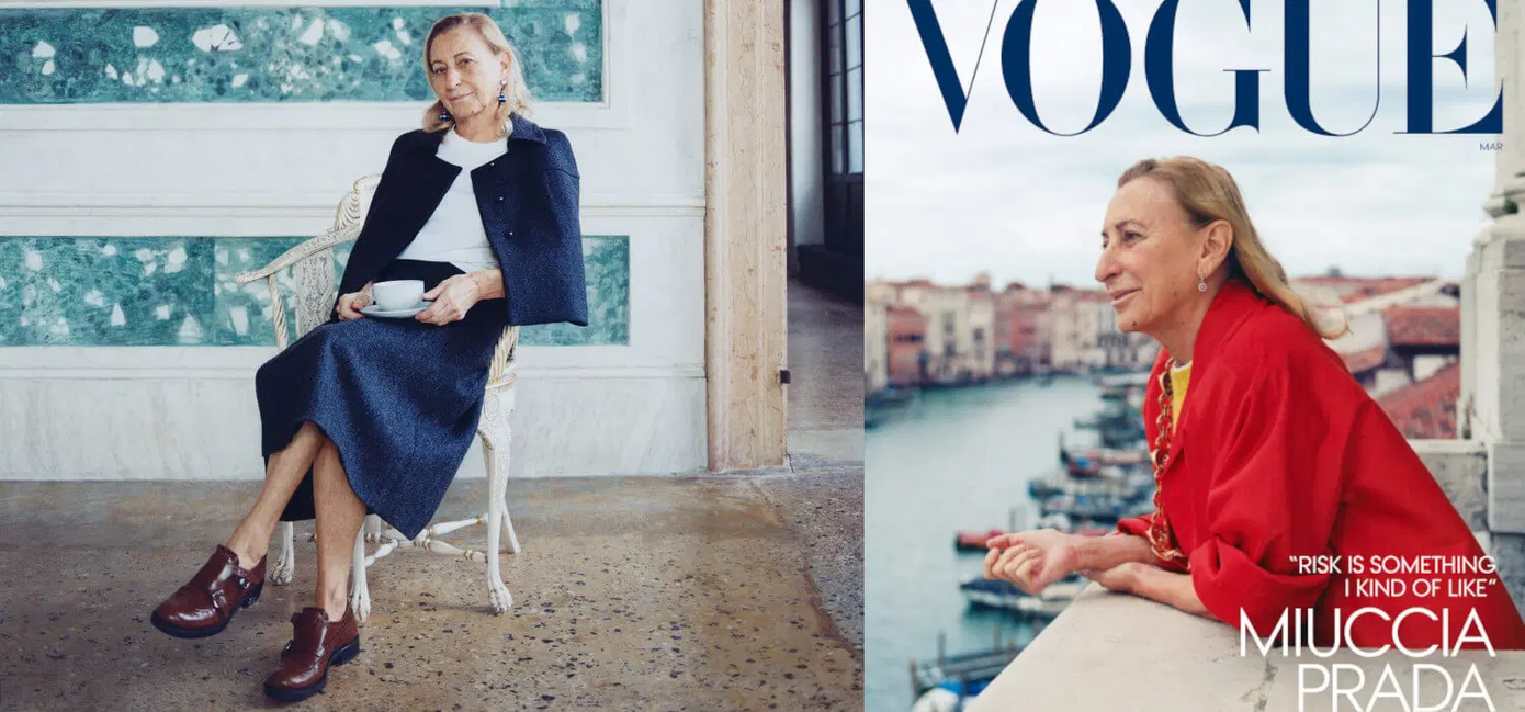 Hình tượng Miu Miu Girl gốc được xây dựng từ nguyên mẫu là người sáng lập Miuccia Prada.