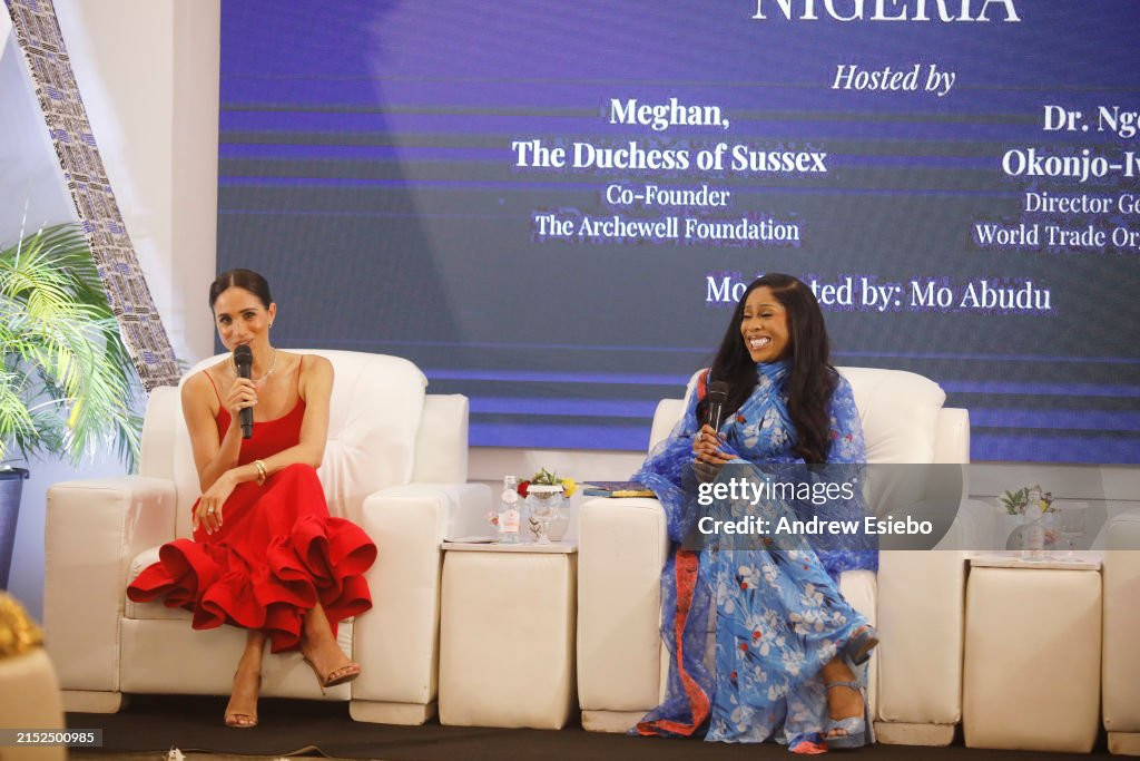 Meghan nhấn mạnh tầm quan trọng của việc thay đổi các chuẩn mực xã hội vốn thường gạt phụ nữ da màu ra ngoài lề. Ảnh: Getty Images. Meghan nhấn mạnh tầm quan trọng của việc thay đổi các chuẩn mực xã hội vốn thường gạt phụ nữ da màu ra ngoài lề. Ảnh: Getty Images.