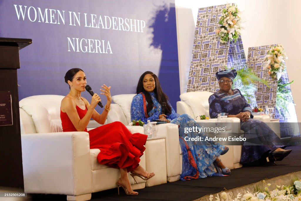 Meghan Markle bày tỏ lời cảm ơn chân thành vì sự đón tiếp nồng nhiệt mà cô và Hoàng tử Harry nhận được ở Nigeria. Ảnh: Getty Images. Meghan Markle bày tỏ lời cảm ơn chân thành vì sự đón tiếp nồng nhiệt mà cô và Hoàng tử Harry nhận được ở Nigeria. Ảnh: Getty Images.