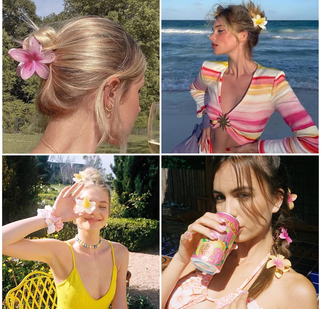 Các video, bài post trên Instagram hay TikTok về kẹp hoa sứ sở hữu hàng nghìn tương tác.