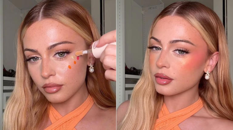 Má hồng hoàng hôn ghi điểm bằng hiệu ứng chuyển màu tự nhiên và vô cùng sống động. Má hồng hoàng hôn ghi điểm bằng hiệu ứng chuyển màu tự nhiên và vô cùng sống động.