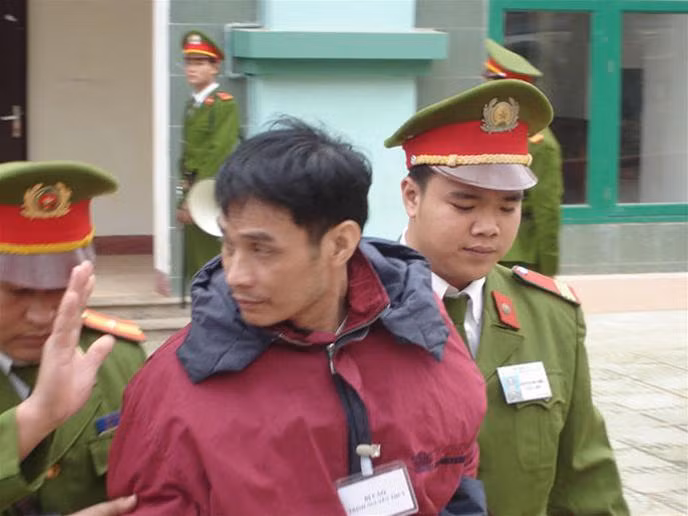 Trịnh Nguyên Thủy (tại phiên tòa sơ thẩm). Ảnh Công Hùng Trịnh Nguyên Thủy (tại phiên tòa sơ thẩm). Ảnh Công Hùng
