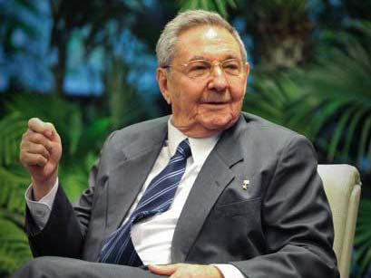 Chủ tịch Cuba Raul Castro. 