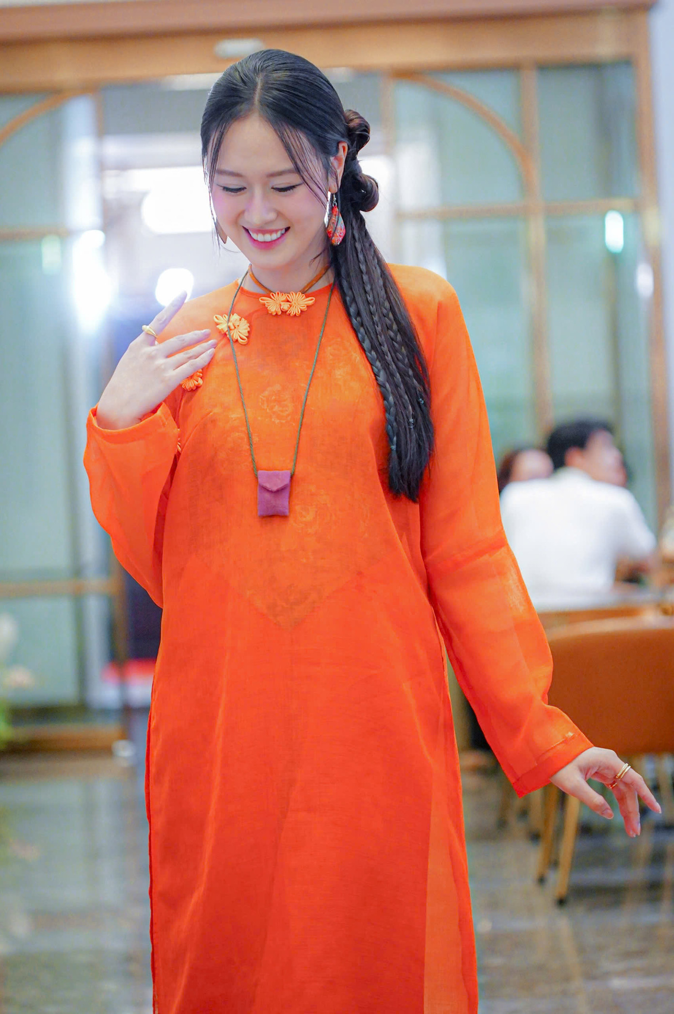 Anh Phạm chia sẻ vợ chồng cô chưa có kế hoạch sinh con trong năm nay. Ảnh: Duy Phạm.