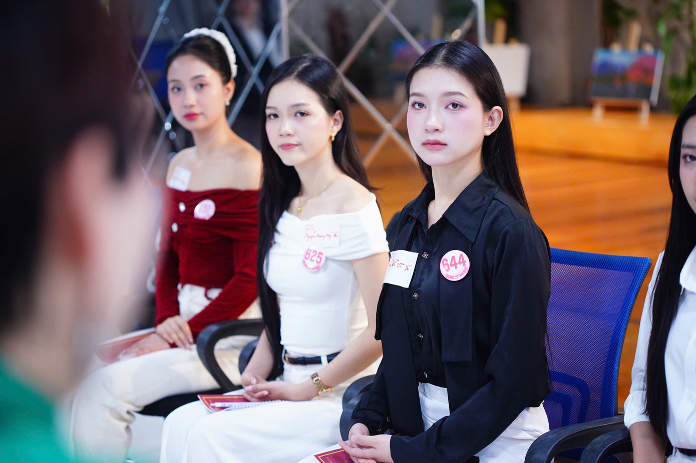 Thí sinh Nguyễn Đỗ Vũ Yến (SBD 644) khẳng định cô tự tin hơn về khả năng ca hát, truyền đạt bằng giọng nói sau buổi học luyện thanh.