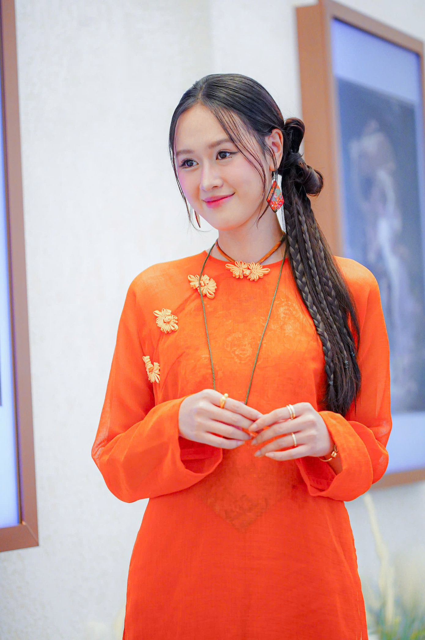 Anh Phạm chia sẻ vợ chồng cô chưa có kế hoạch sinh con trong năm nay. Ảnh: Duy Phạm.