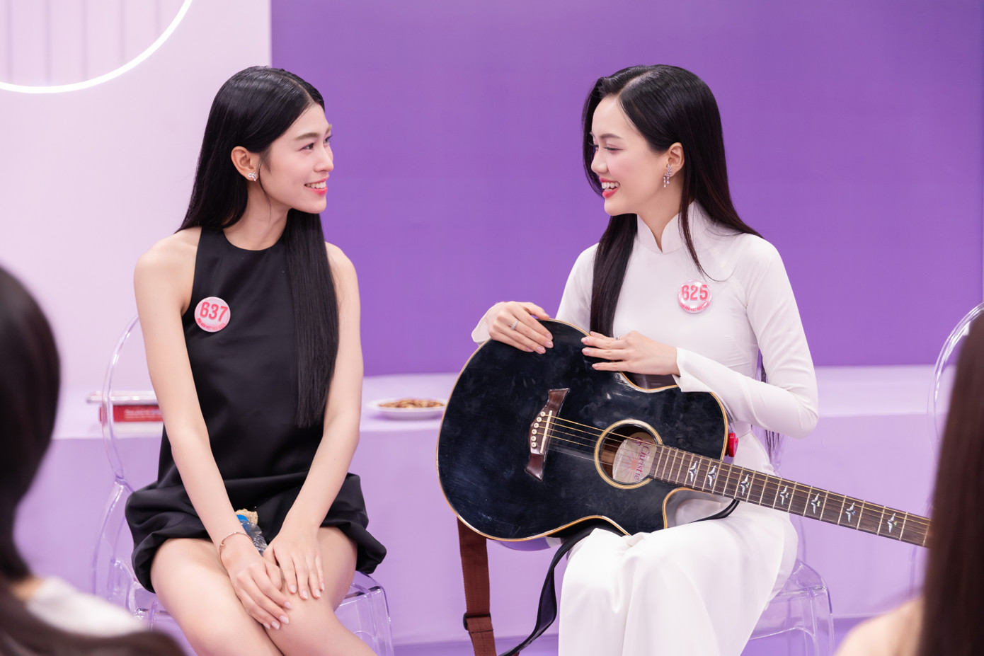 Thí sinh Nguyễn Thanh Thảo (SBD 637) và Nguyễn Hoàng Mỹ Vân (SBD 625).