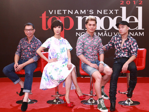 Bộ tứ quyền lực của Vietnam's Next Top Model: Phạm Hoài Nam, Xuân Lan, Nam Trung và Đỗ Mạnh Cường