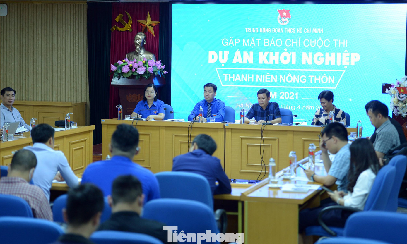 T.Ư Đoàn giới thiệu cuộc thi chiều 27/4. Ảnh: Dương Triều