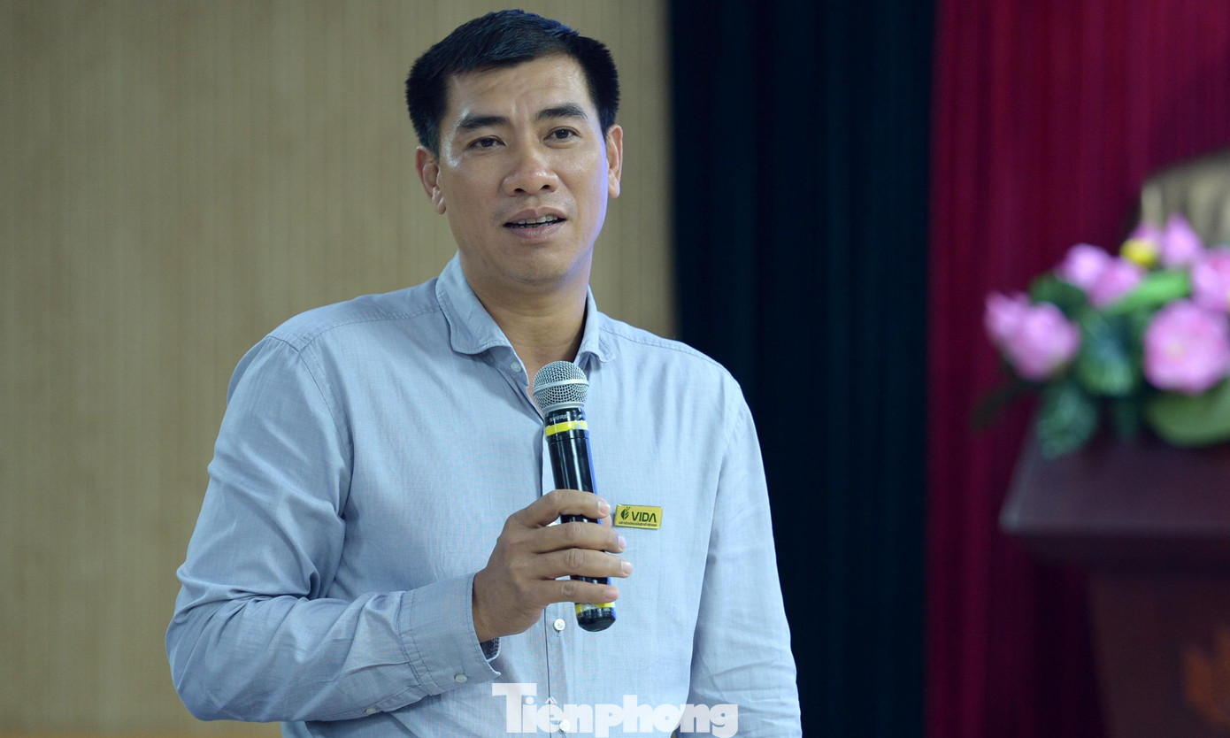 Ông Thân Văn Hùng - Phó Chủ tịch Hiệp hội Nông nghiệp số Việt Nam chia sẻ. Ảnh: Dương Triều