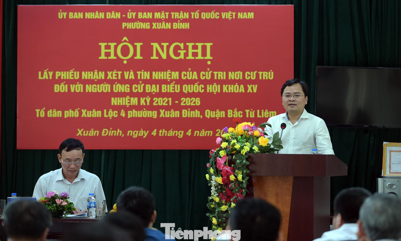Anh Nguyễn Anh Tuấn phát biểu tại hội nghị. Ảnh: Xuân Tùng Anh Nguyễn Anh Tuấn phát biểu tại hội nghị. Ảnh: Xuân Tùng