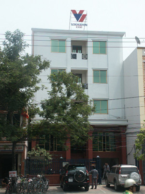 Trụ sở Cty cổ phần Đầu tư Cửu Long Vinashin tại Hải Phòng. Ảnh: Phạm Duẩn Trụ sở Cty cổ phần Đầu tư Cửu Long Vinashin tại Hải Phòng
