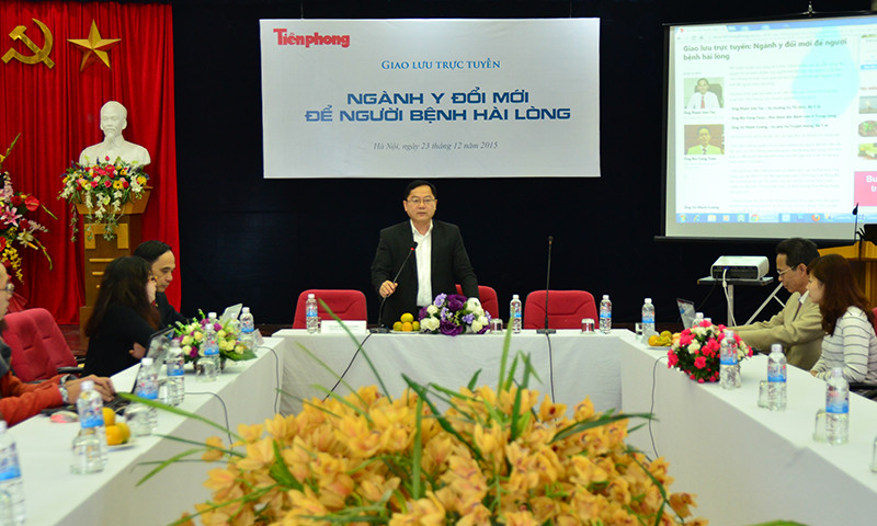 GIAO LƯU TRỰC TUYẾN: Ngành y đổi mới để người bệnh hài lòng ảnh 1