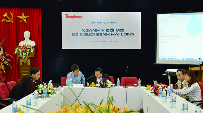 GIAO LƯU TRỰC TUYẾN: Ngành y đổi mới để người bệnh hài lòng ảnh 32