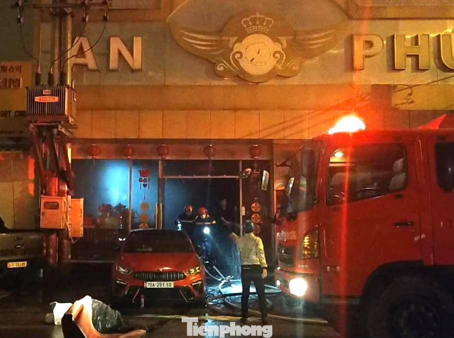 Hiện trường vụ cháy Hiện trường vụ cháy