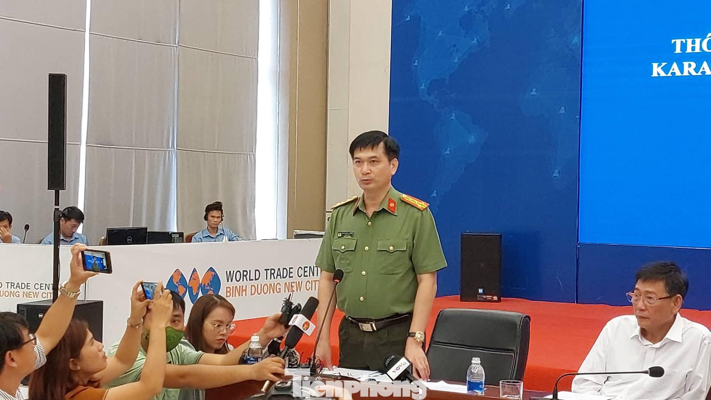 Đại tá Trịnh Ngọc Quyên thông tin về vụ cháy Đại tá Trịnh Ngọc Quyên thông tin về vụ cháy