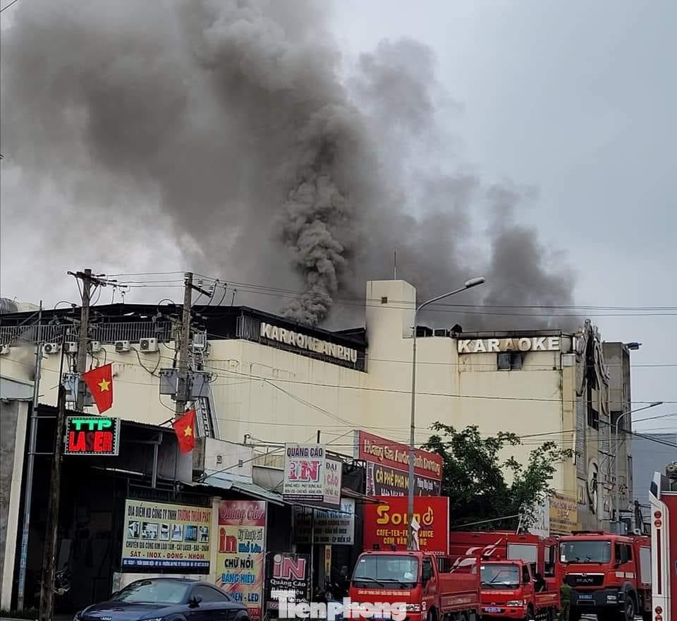 Hiện trường vụ cháy Hiện trường vụ cháy