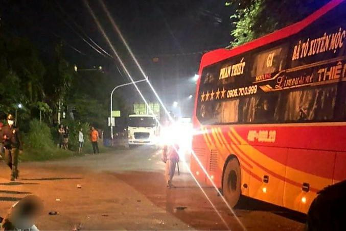 Hiện trường vụ tai nạn. - Ảnh: CTV