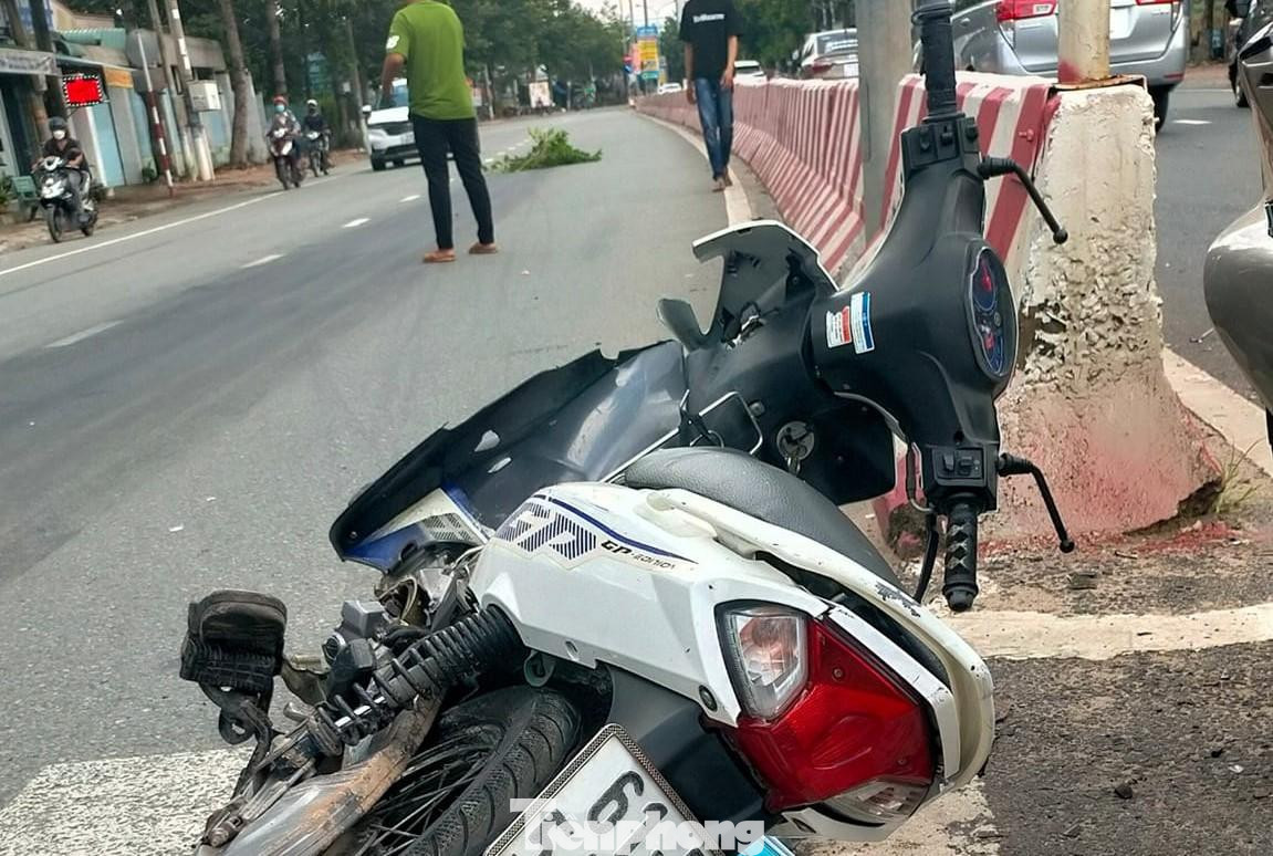 Chiếc xe máy của nạn nhân