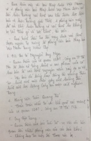 Sự thực về “cái gạt tay” trong biên bản của Công an Hà Nội ảnh 3