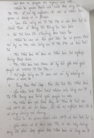 Sự thực về “cái gạt tay” trong biên bản của Công an Hà Nội ảnh 4