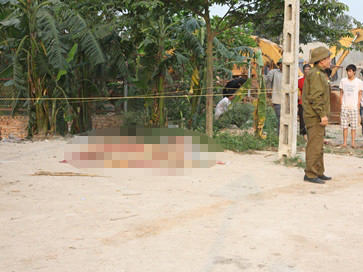 Hiện trường nơi phát hiện nạn nhân tử vong