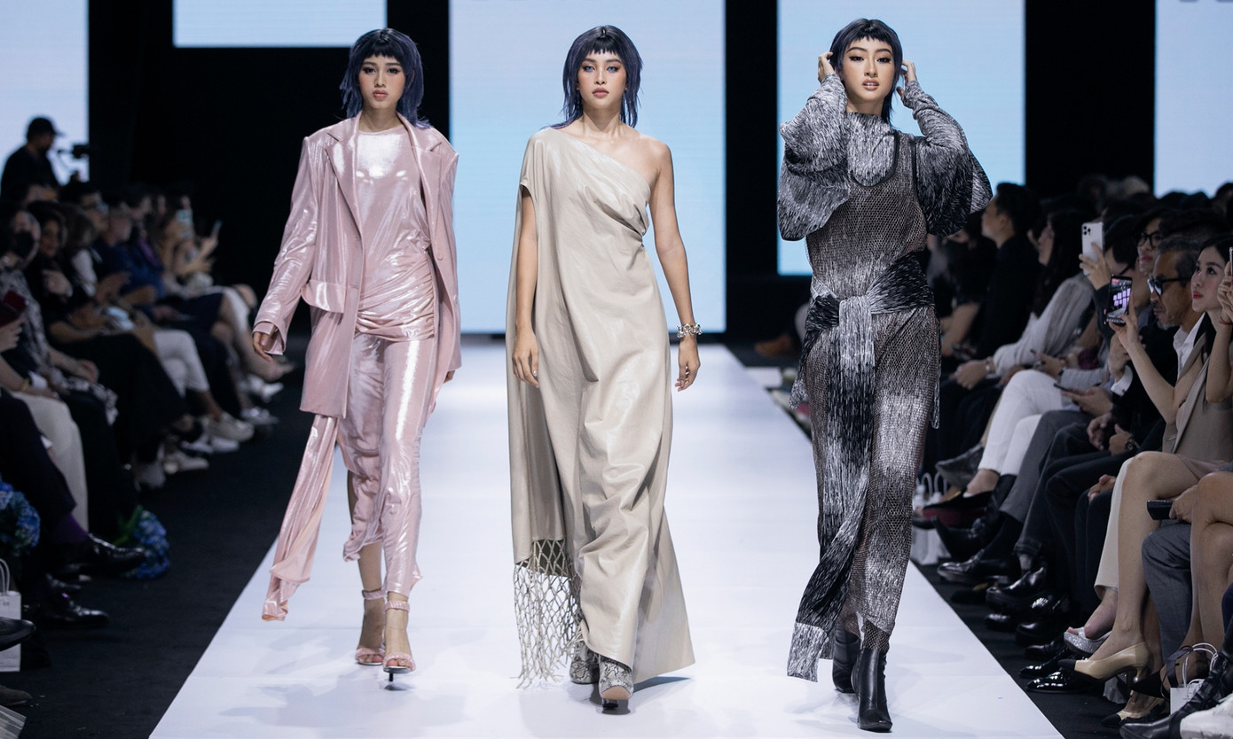 Tân Hoa hậu Đỗ Thị Hà cùng Hoa hậu Tiểu Vy, Lương Thùy Linh mở màn show diễn của Công Trí ảnh 6