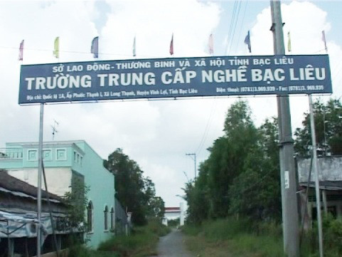 Trường Trung cấp nghề tỉnh Bạc Liêu được đầu tư xây dựng với kinh phí trên 100 tỷ đồng, nhưng hiện nay mới có khoảng 60 học viên đăng ký học. 