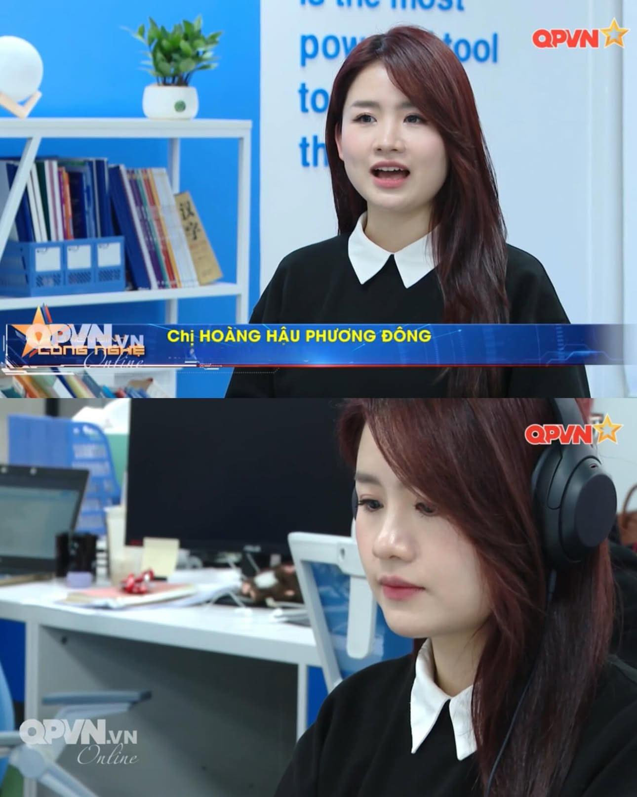 Bức ảnh được cắt ra từ một phóng sự truyền hình mà Phương Đông tham gia trả lời phỏng vấn Bức ảnh được cắt ra từ một phóng sự truyền hình mà Phương Đông tham gia trả lời phỏng vấn