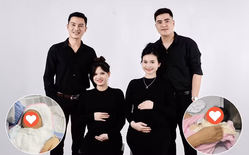 Hai nàng dâu cùng chuyển dạ trong một ngày. Hai nàng dâu cùng chuyển dạ trong một ngày.